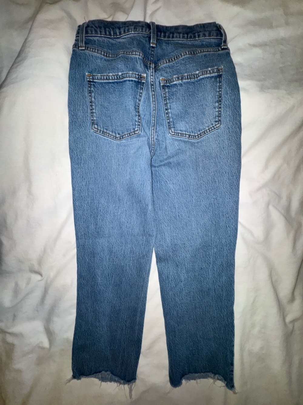Universal Thread High Rise Distressed Straight Leg Jeans - Picture 3 of 4